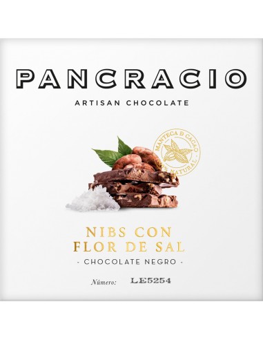 Chocolate Pancracio con Nibs y Flor de Sal