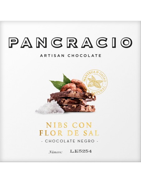 Chocolate Pancracio con Nibs y Flor de Sal