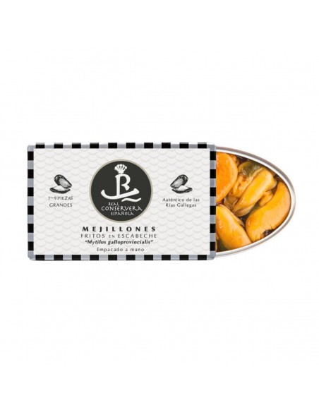 Mejillones en Escabeche Real Conservera Española 7/9 Piezas