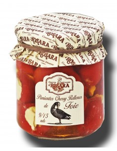 Pimientos Cherry con Foie Rosara